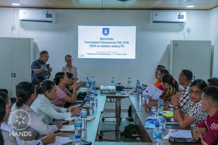 Formasaun ba Inspetór Pre-eskolár kona-ba Jestaun Dadus no Aspetu Edukasaun Sedu ba Labarik